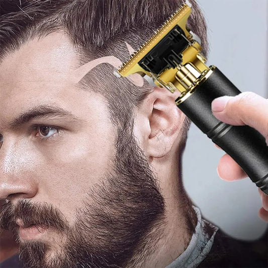 Waterproof Electric Hair Clipper-Cordless USB Rechargeable Trimmer