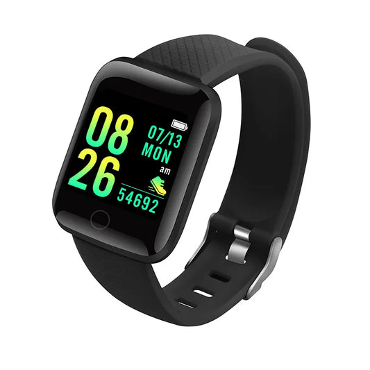 Smartwatch with Heart Rate and Message Alerts-Unisex Fitness Watch