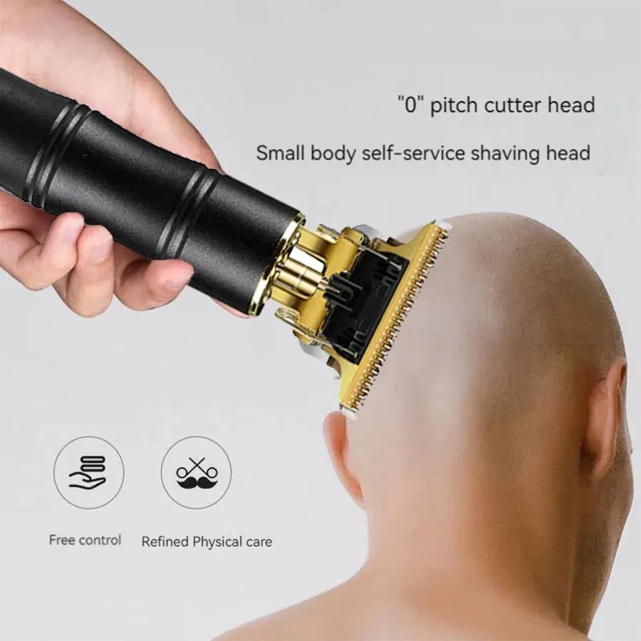 Waterproof Electric Hair Clipper-Quiet Professional Nerd Trimmer for Men