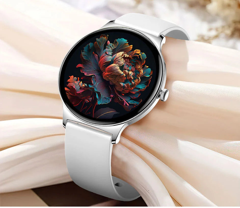 Ultra - Thin Women Smartwatch  with Fitness & Health Tracking