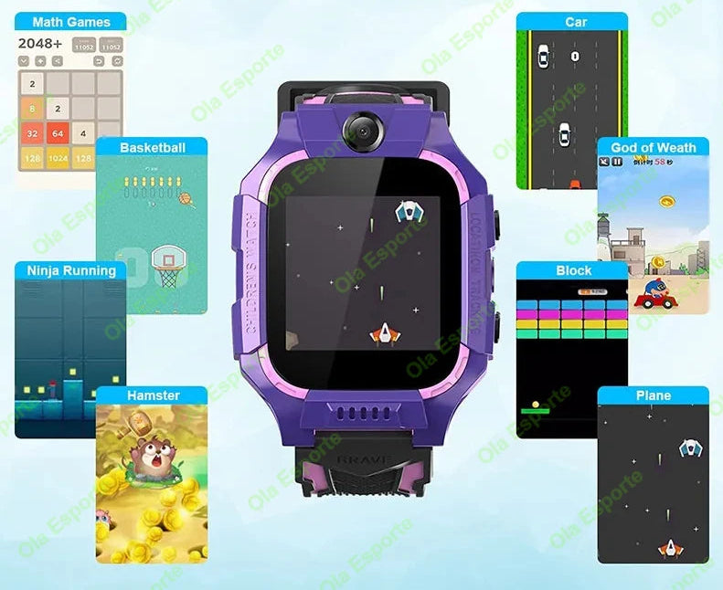 Kids Smart Watch-GPS Tracker, SOS Button &Phone Calls