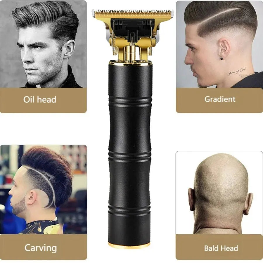 Waterproof Electric Hair Clipper-Quiet Professional Nerd Trimmer for Men