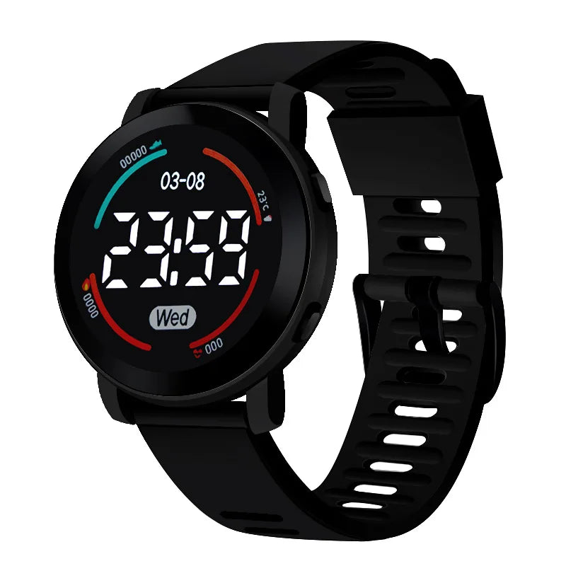 Kids LED Digital Watch-Simple Time Display
