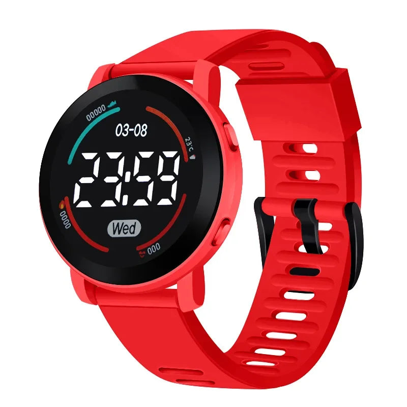 Kids LED Digital Watch-Simple Time Display