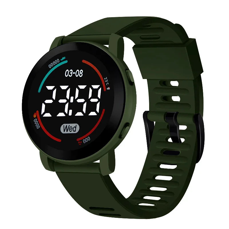 Kids LED Digital Watch-Simple Time Display
