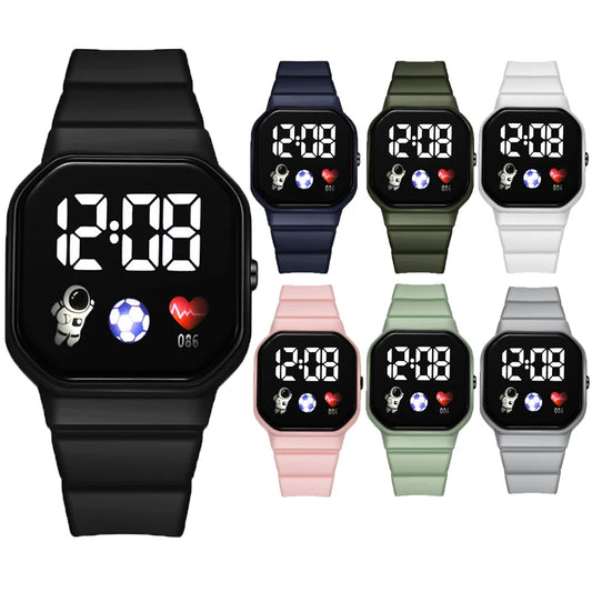 Kids LED Watch-Simple  Time  Display