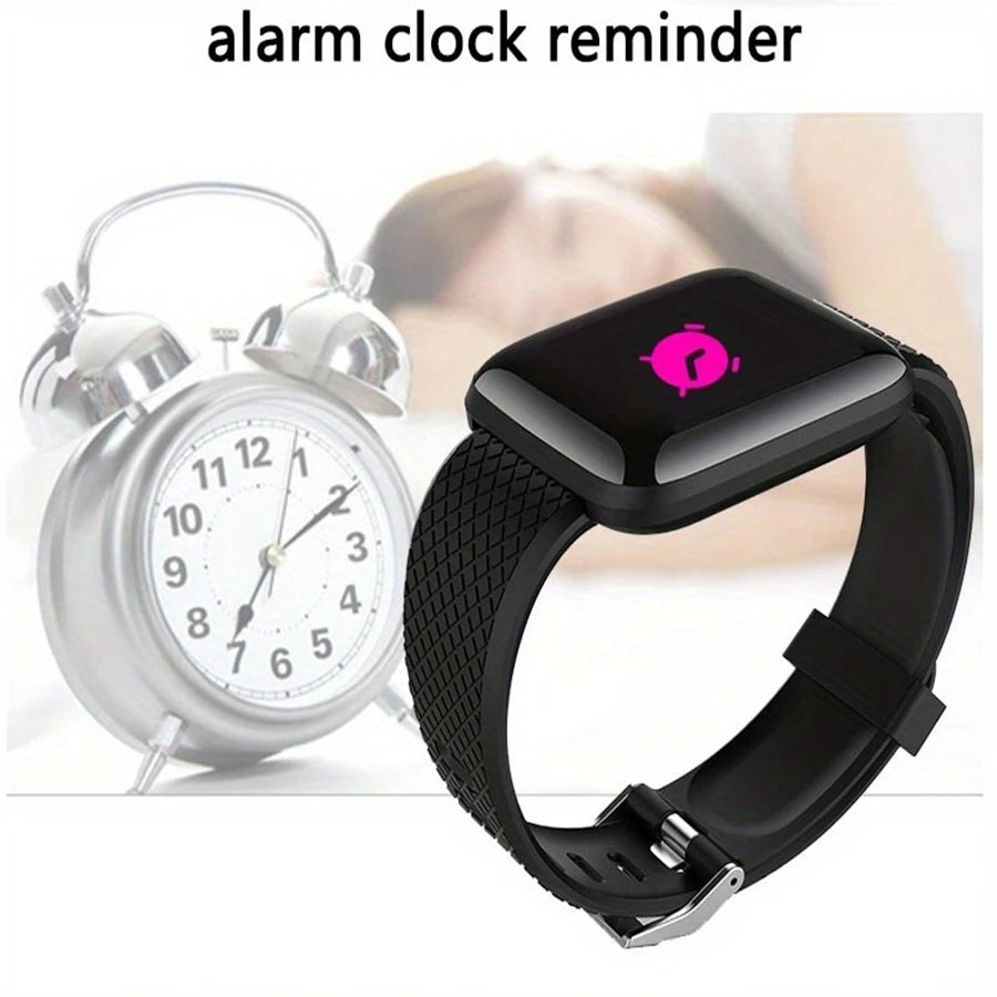 Smartwatch  with Heart Rate& Message Alerts-Unisex Fitneswatch