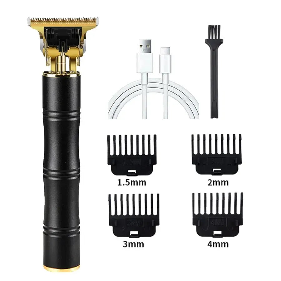 Waterproof Electric Hair Clipper-Quiet Professional Nerd Trimmer for Men
