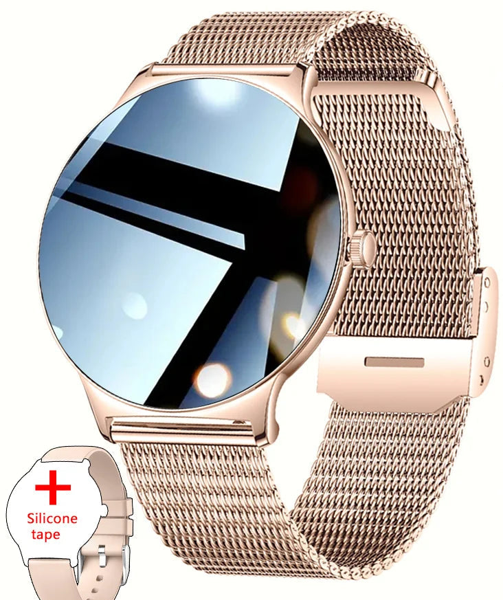Ultra - Thin Women Smartwatch  with Fitness & Health Tracking