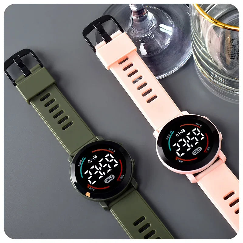 Kids LED Digital Watch-Simple Time Display