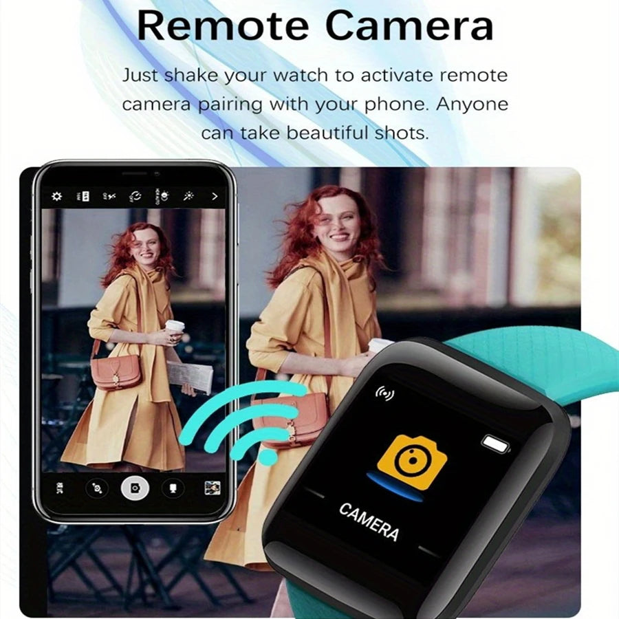 Smartwatch  with Heart Rate& Message Alerts-Unisex Fitneswatch