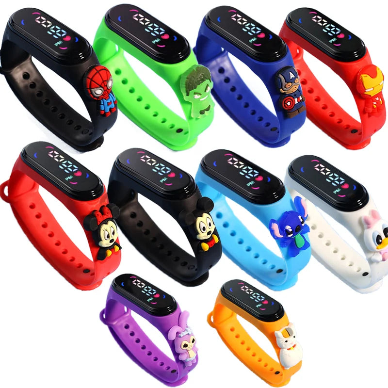 Kids LED Watch-Colorful Cartoon Design