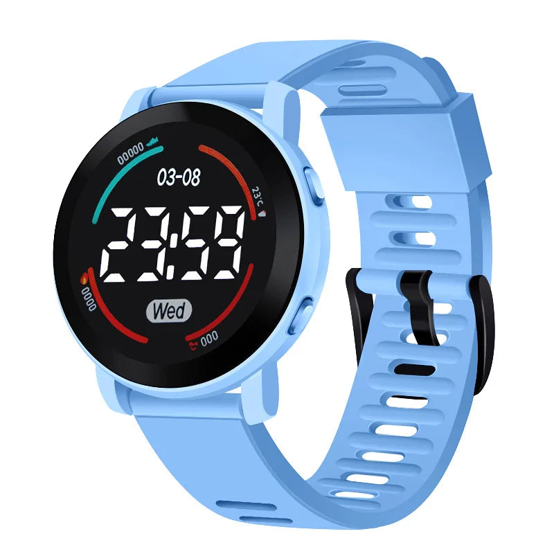 Kids LED Digital Watch-Simple Time Display