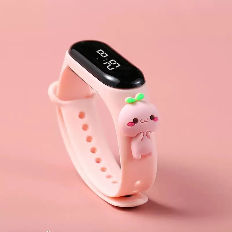 Cartoon LED Kids Watch-Cute  Design  for Girls