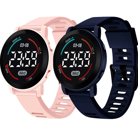 Kids LED Digital Watch-Simple Time Display