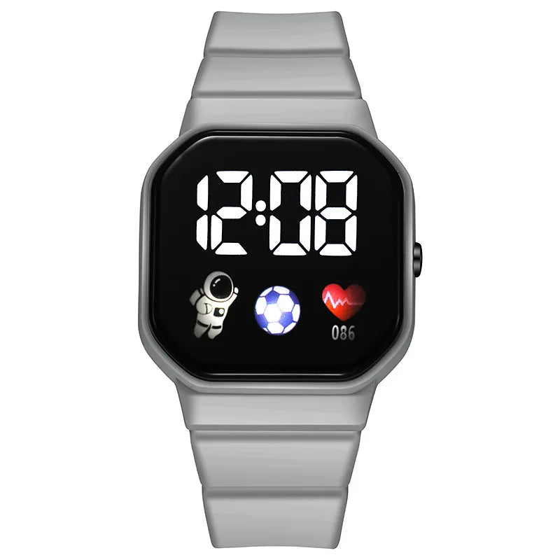 Kids LED Watch-Simple  Time  Display